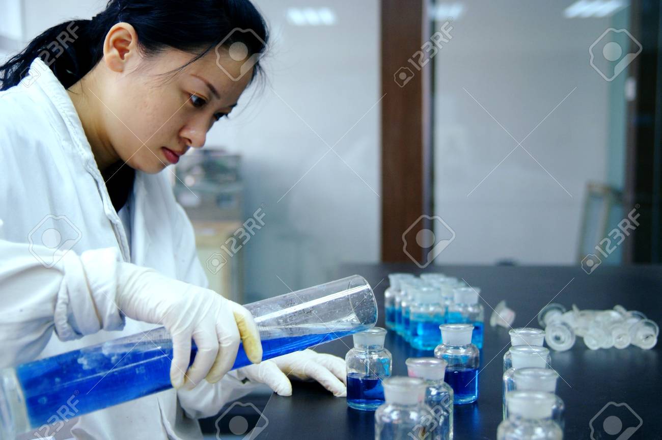 Laboratory Technician Working In A Lab - 