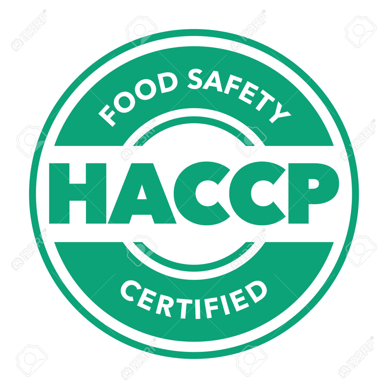 HACCP Hazard Analysis Critical Control Point, Food Safety Certified Vector  Badge Royalty Free SVG, Cliparts, Vectors, And Stock Illustration. Image  175849445.