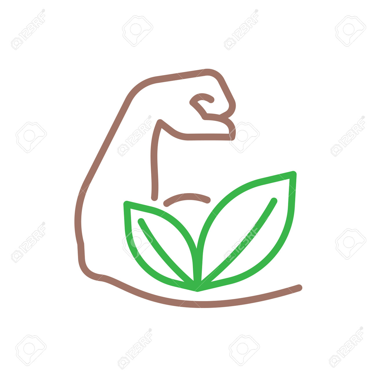 Vegan Protein Food Product Icon Logo Badge Symbol. Muscle Gain Diet Plan  For Fitness Vector. Royalty Free SVG, Cliparts, Vectors, and Stock  Illustration. Image 226934375., image size:1300x1300