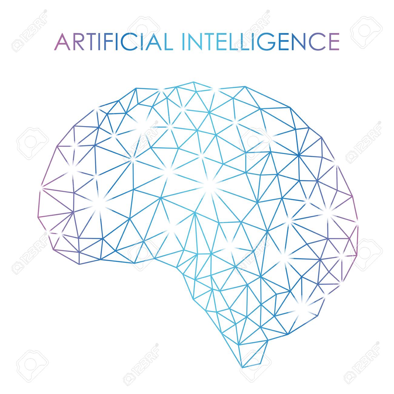Artificial Intelligence concept, vector illustration. - 95536105 Artificial Intelligence concept, vector illustration. - 95536105