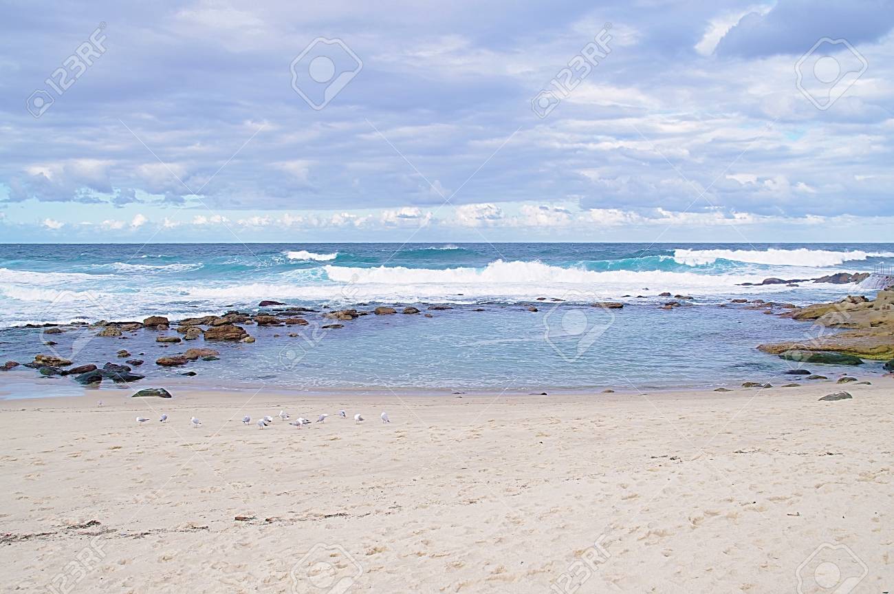 A View Of The Huge Surf Around Famous Bondi Bronte And Tamarama Stock Photo Picture And Royalty Free Image Image