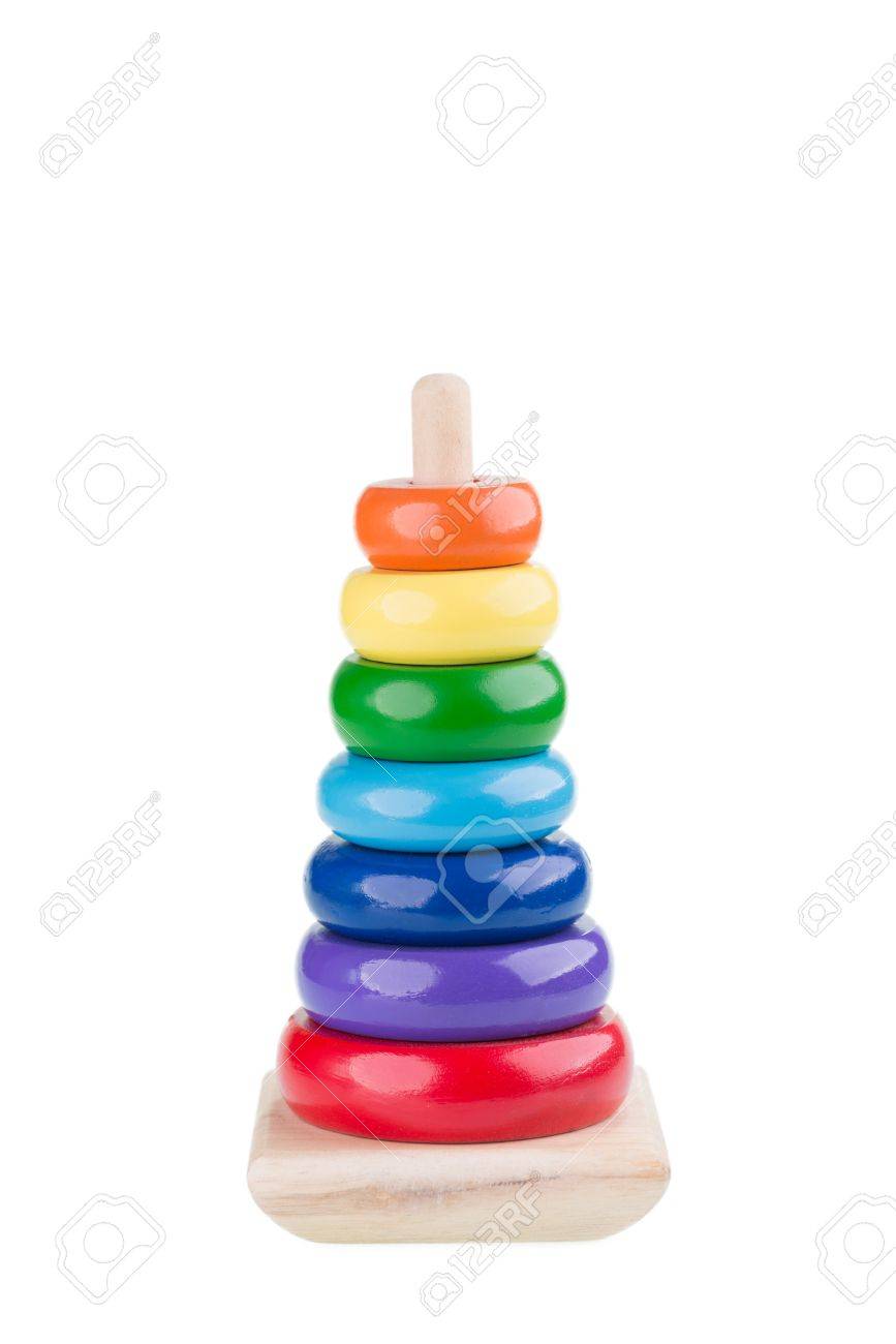 wooden stacking rings