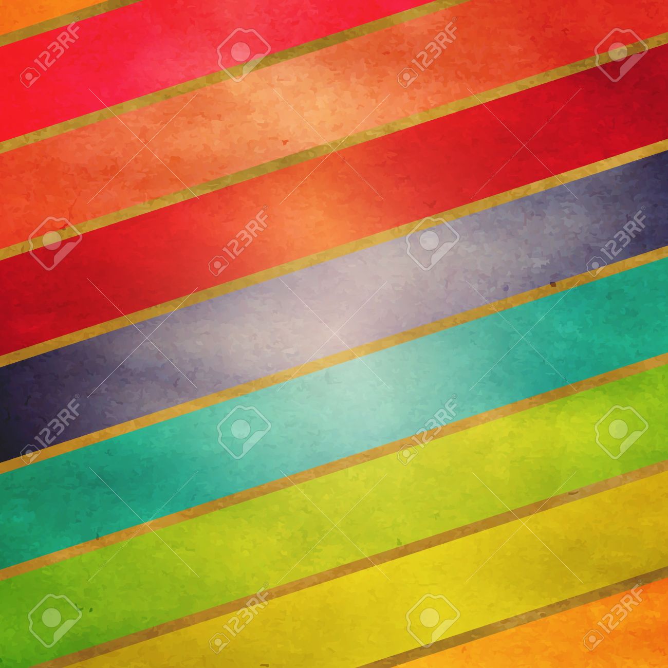 colorful vintage retro rainbow