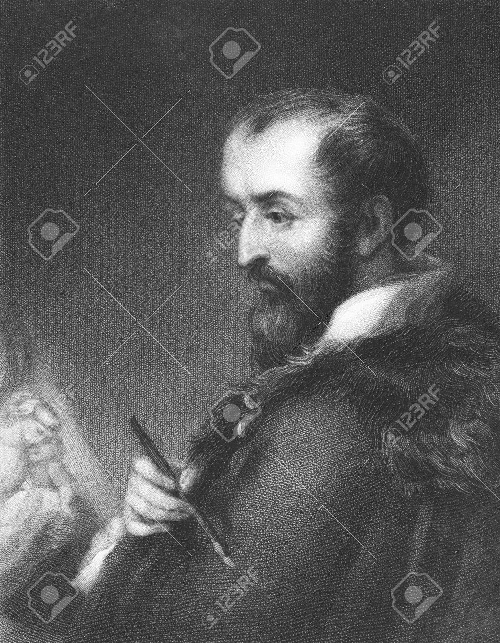 1850 年代から彫刻アントニオ ダ コレッジョ イタリアの画家 16 世紀の最も活発で 官能的な画家の一人 の写真素材 画像素材 Image 6222006