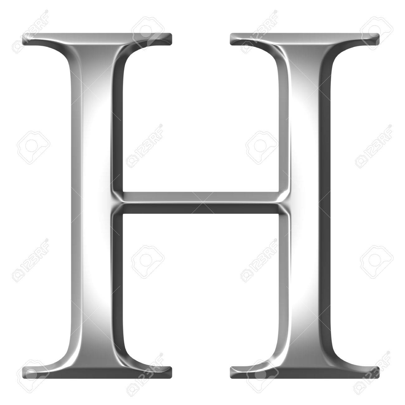 3d Silver Greek Letter Eta Stock Picture And Royalty Free 3d Silver Greek Letter Eta Stock Picture And Royalty Free