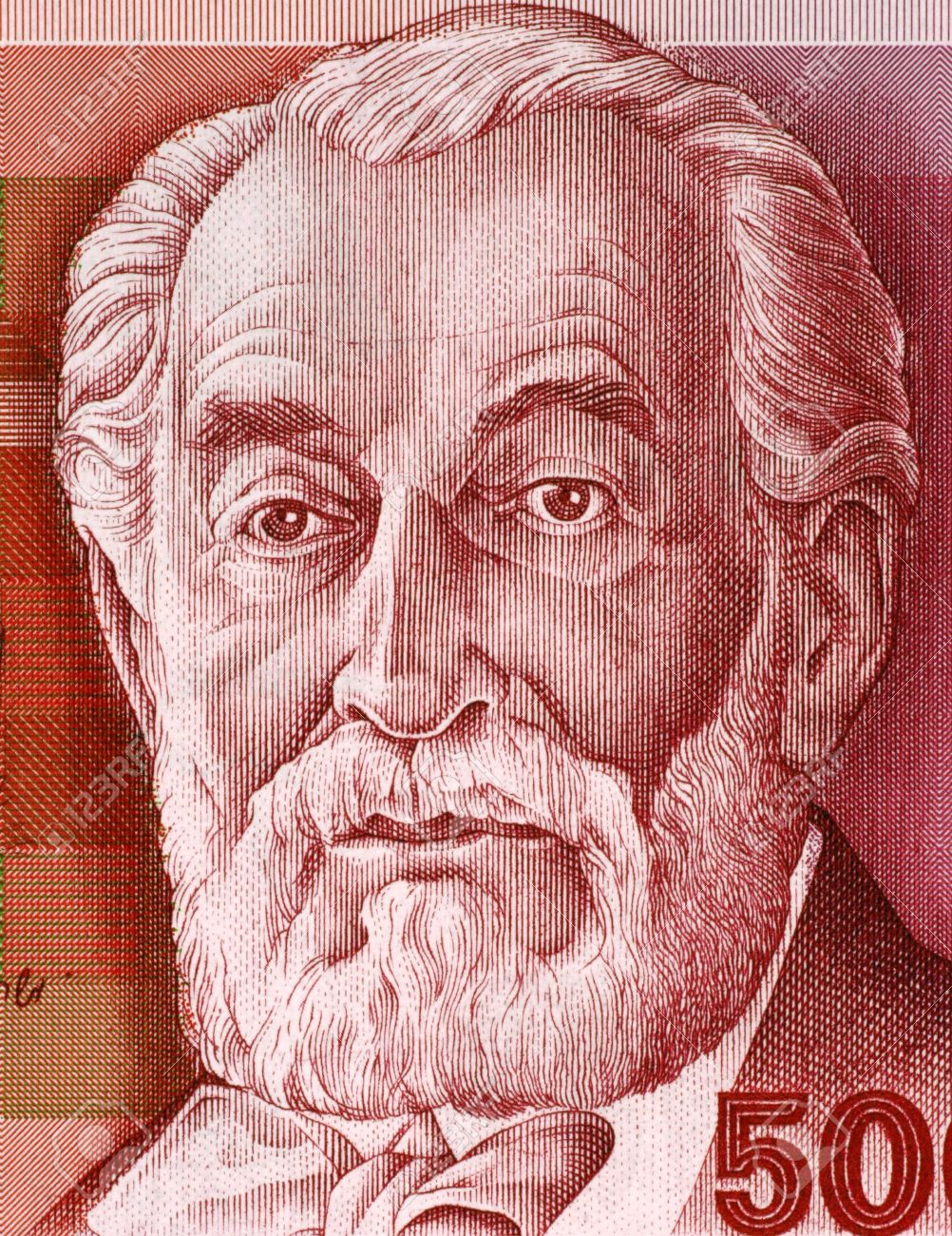 James エドモンドデロスチャイルド (1845年-1934 年) イスラエル共和国からの 500 のシェカリム 1982年紙幣で。フランスのロスチャイルド銀行家およびシオン主義の強い支持者のメンバー。 - 18106037