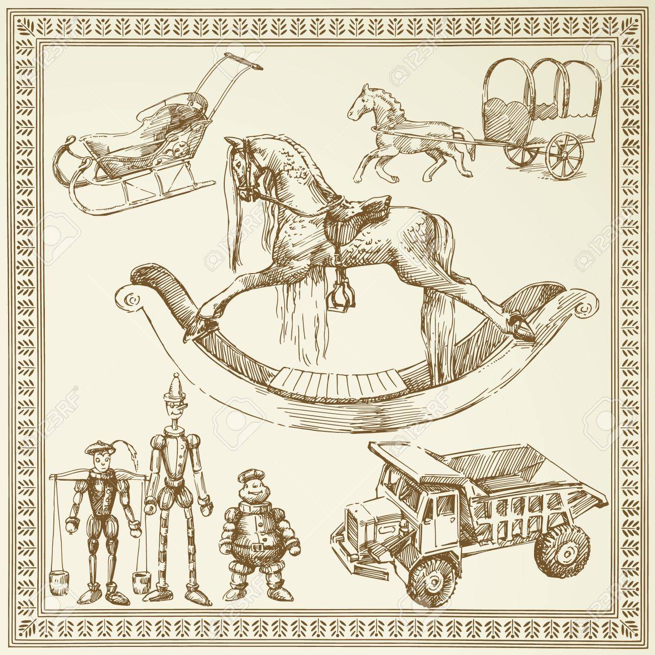 アンティークのおもちゃ