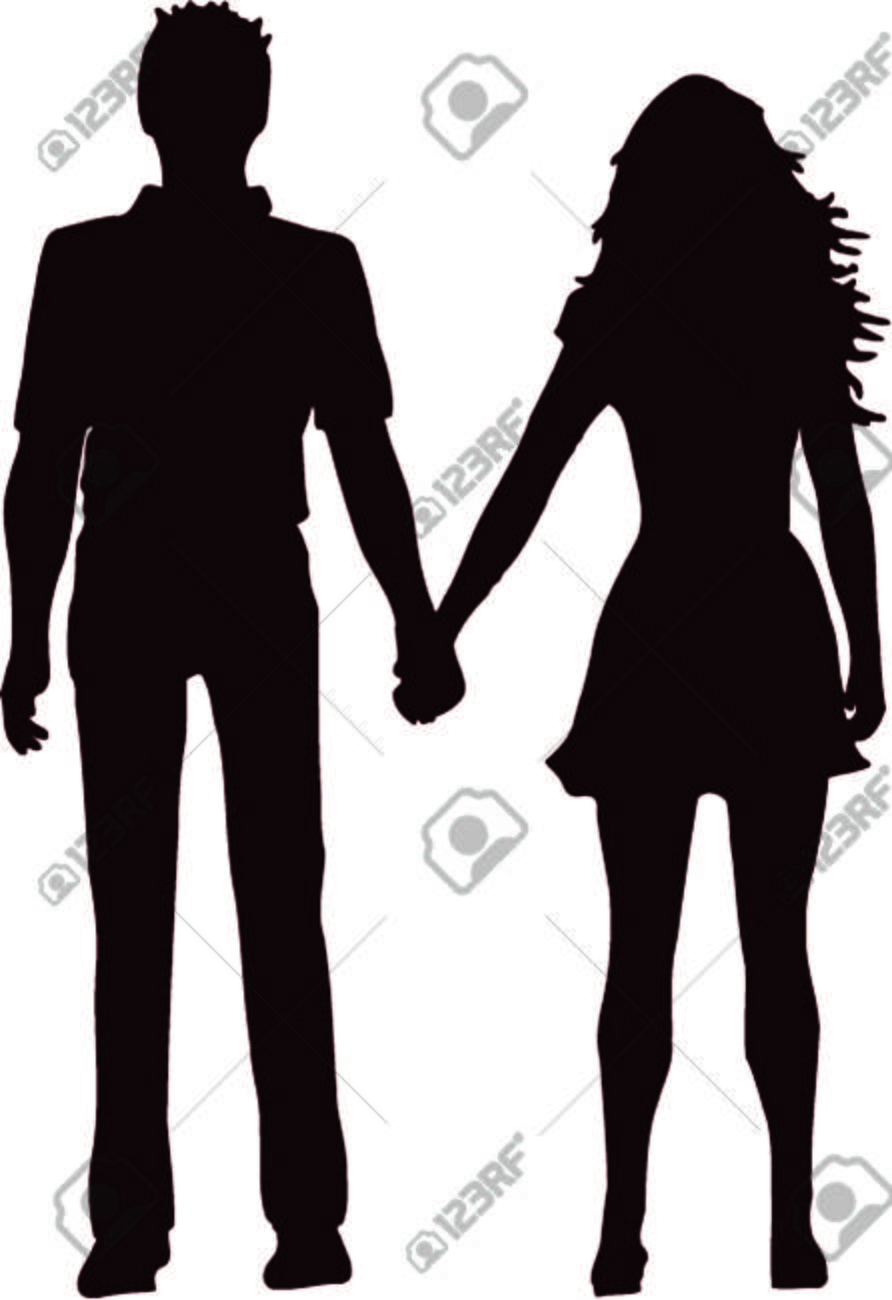 couple silhouette 9 royalty free cliparts vectors and stock