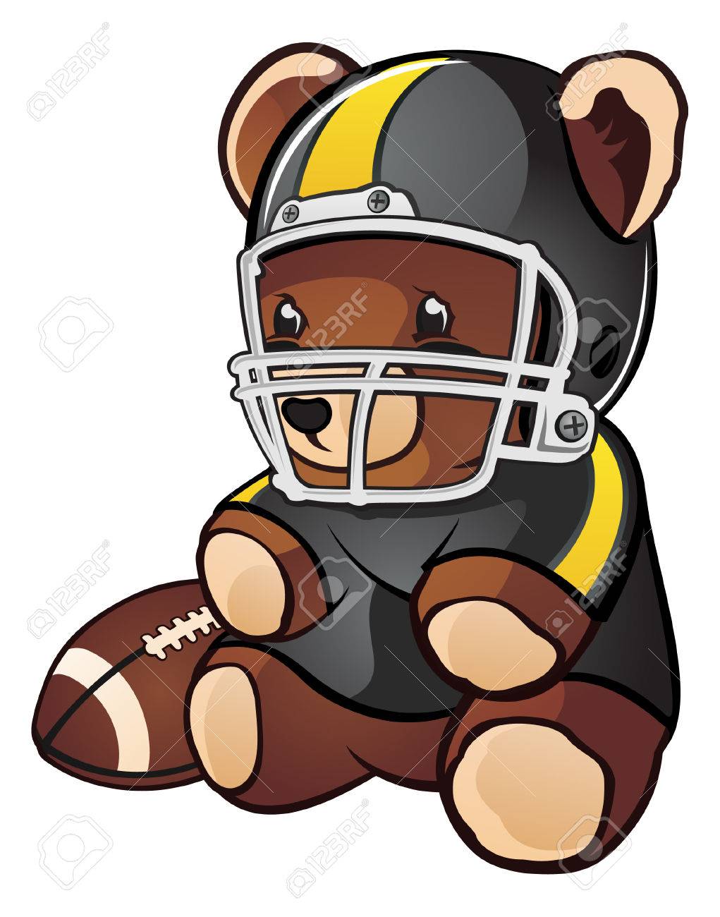 teddy bear football