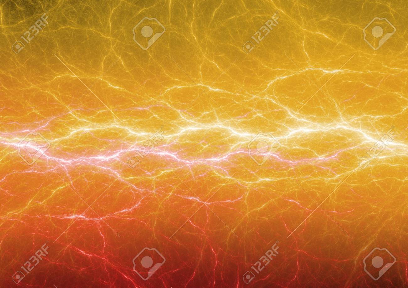 Heisser Orange Und Gelber Blitz Lizenzfreie Fotos Bilder Und Stock Fotografie Image