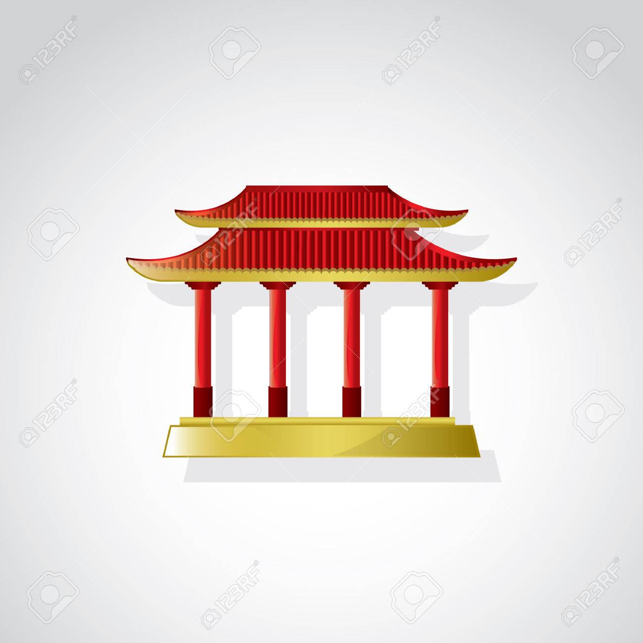 Chinese Temple Free Vector and graphic 49726264., image size:1300x1300