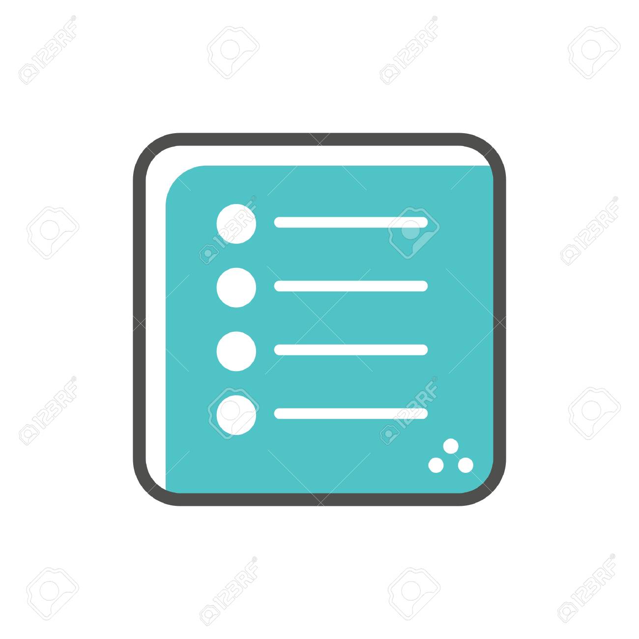 Table Of Contents Icon Royalty Free Cliparts Vectors And Stock Illustration Image 106668494
