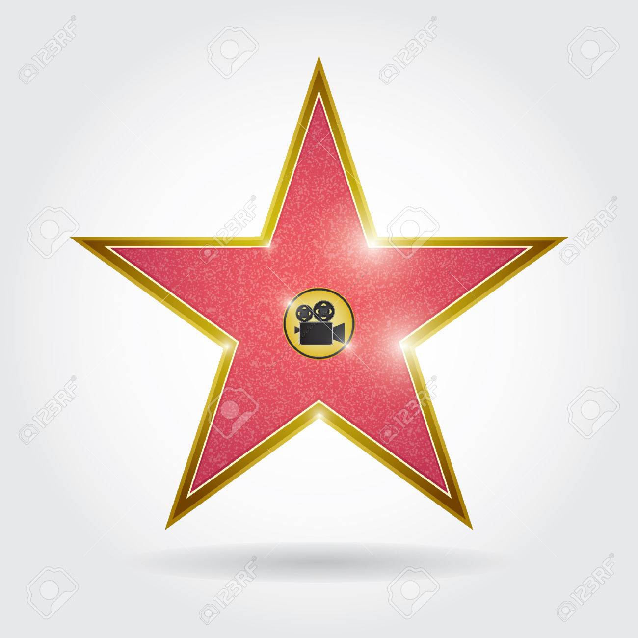 Reminiscent Of Hollywood Sidewalk Star Royalty Free Cliparts Vectors And Stock Illustration Image