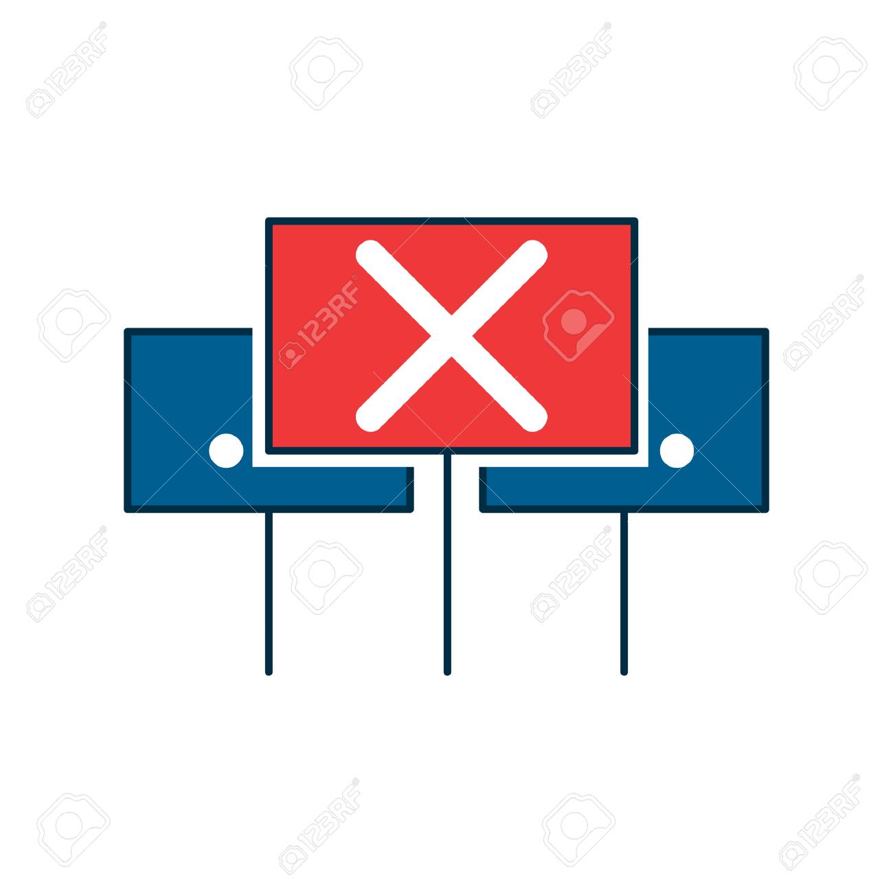 プラカードのイラスト素材 ベクタ Image