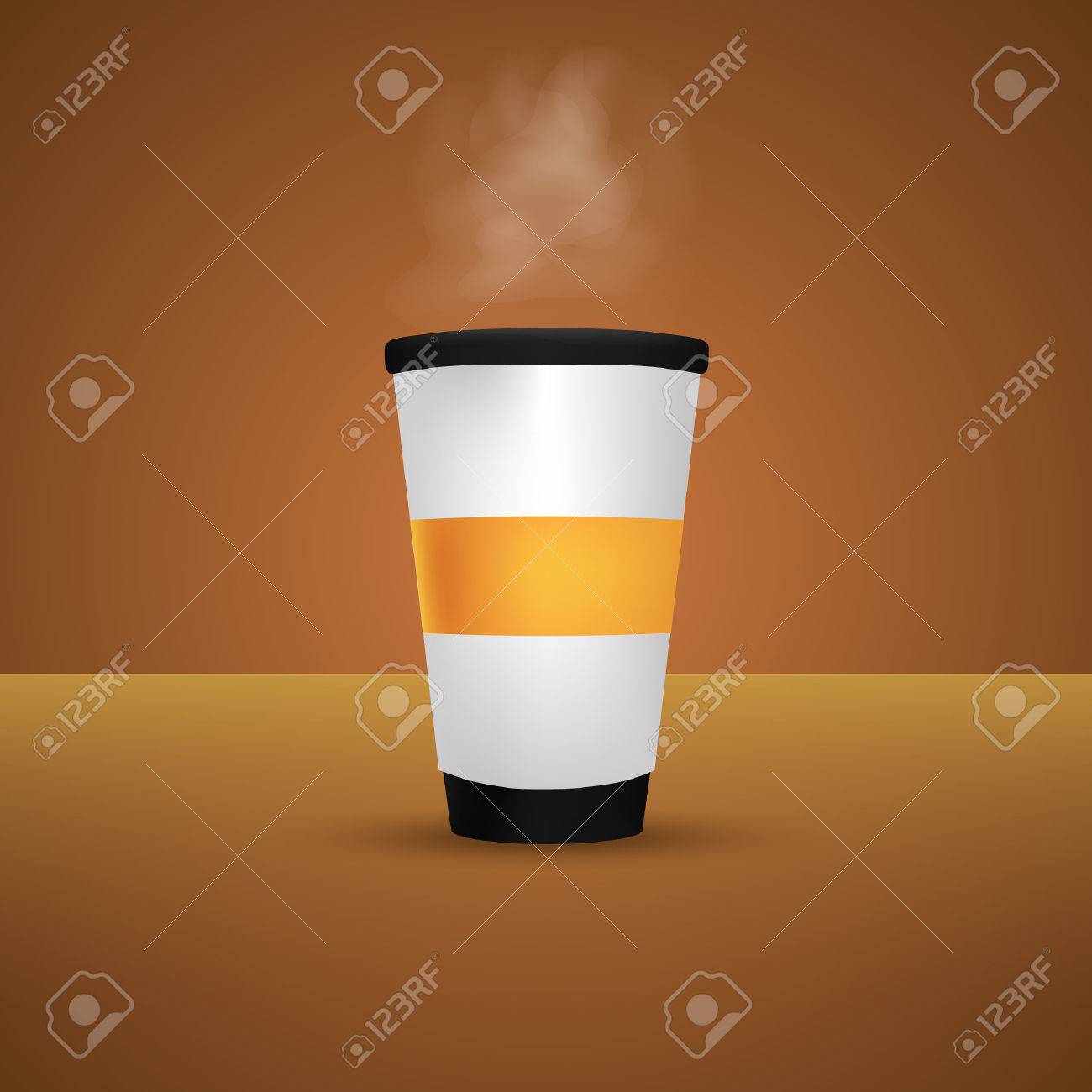 テイクアウトのコーヒー カップのイラスト素材 ベクタ Image