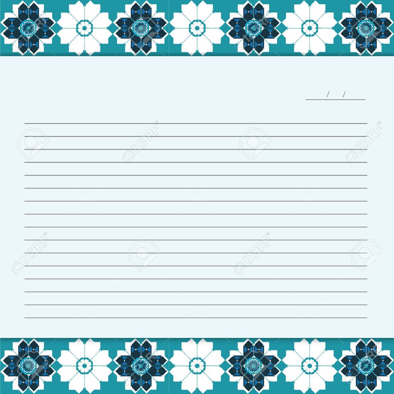 letter pad background