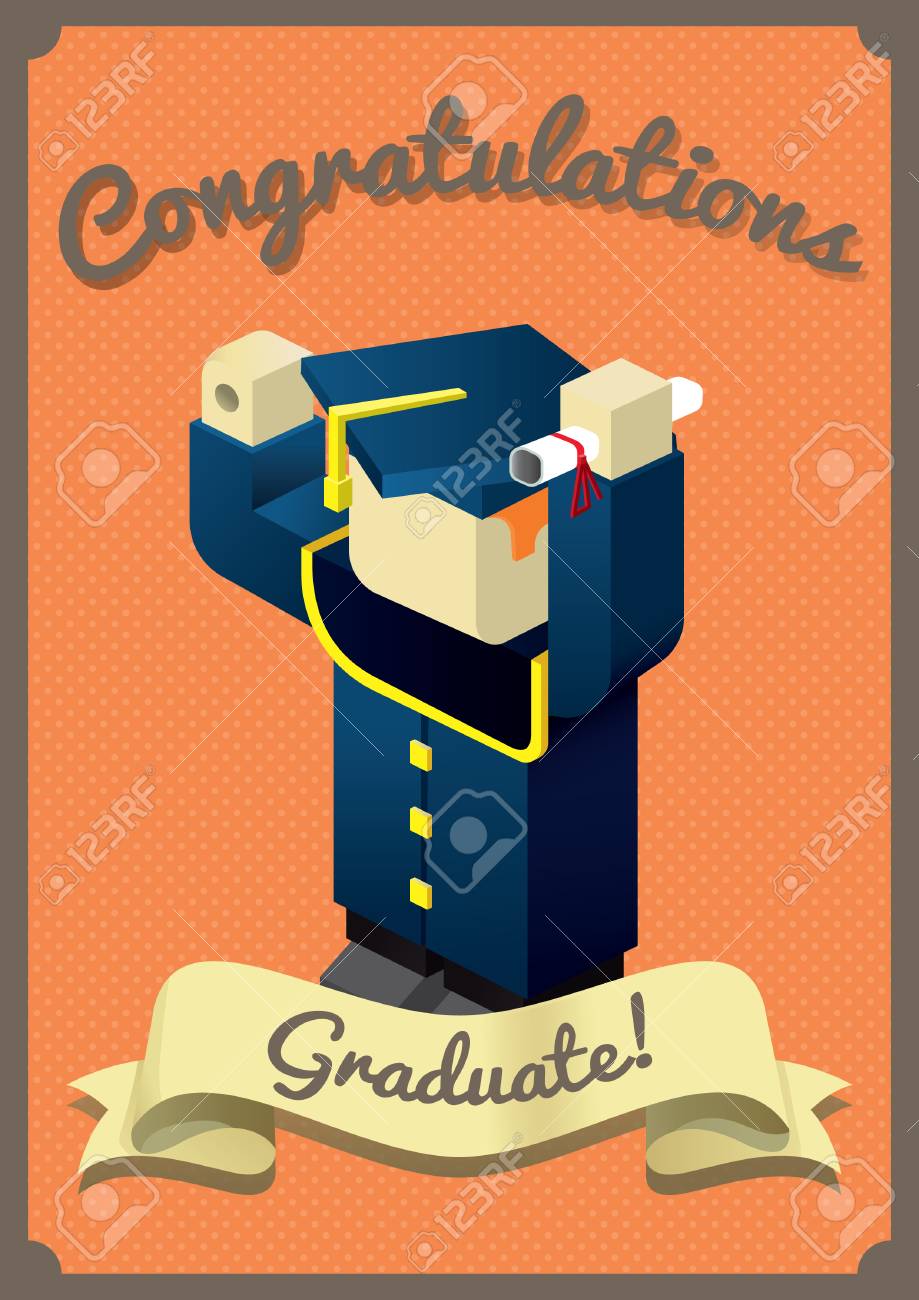 happy graduation card royalty free cliparts vectors and stock