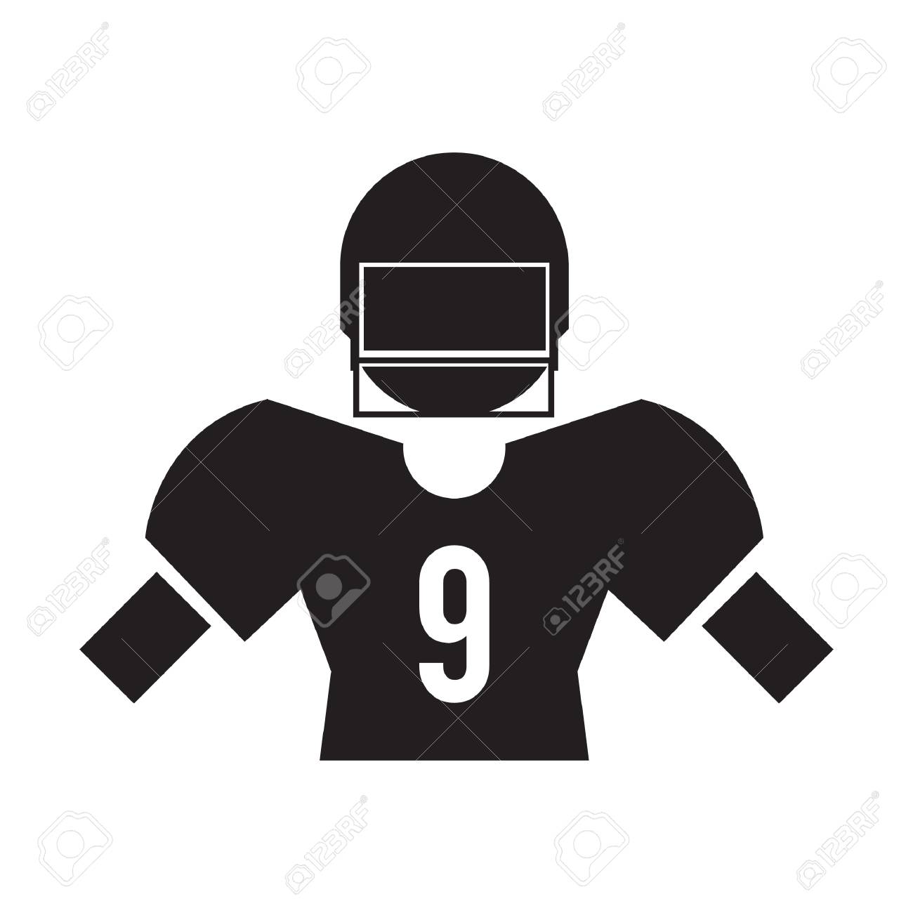 アメフト ユニフォーム のイラスト素材 ベクタ Image