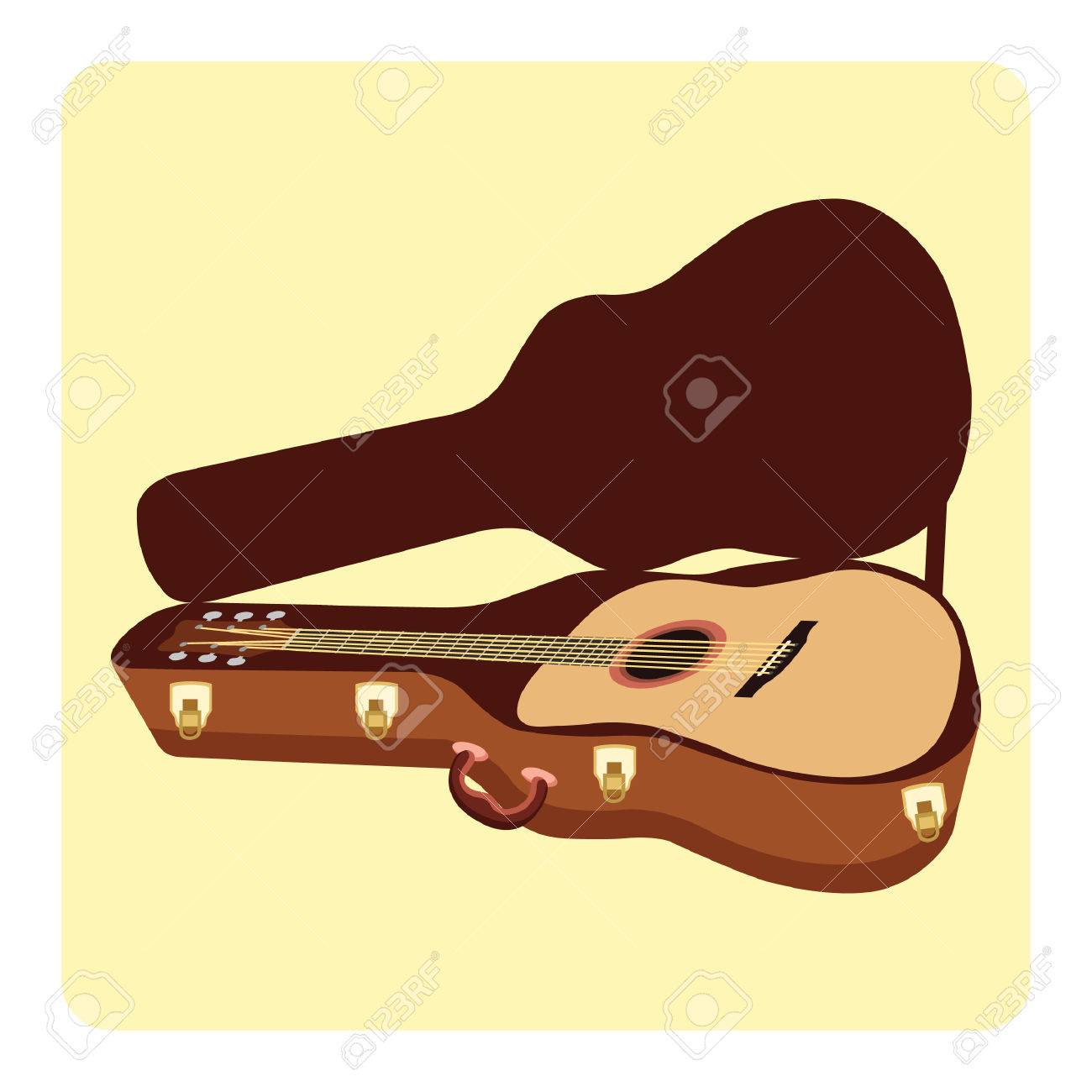 ギター ギター ケースのイラスト素材 ベクタ Image 53608487