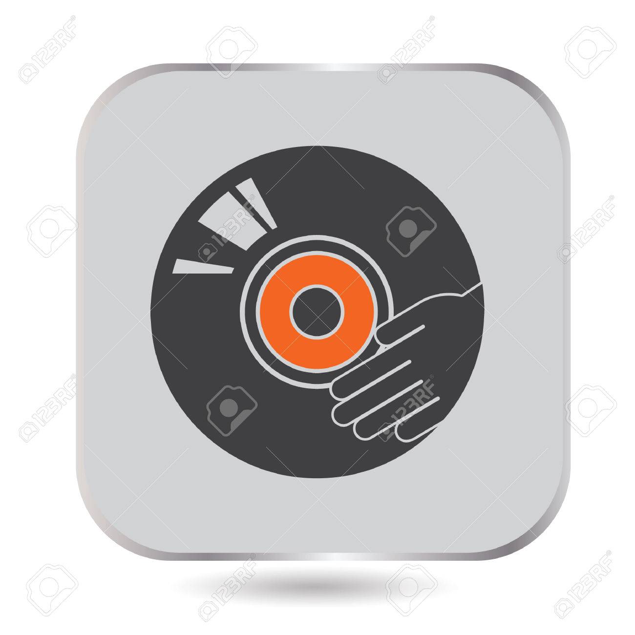 Dj スクラッチ ディスクのイラスト素材 ベクタ Image