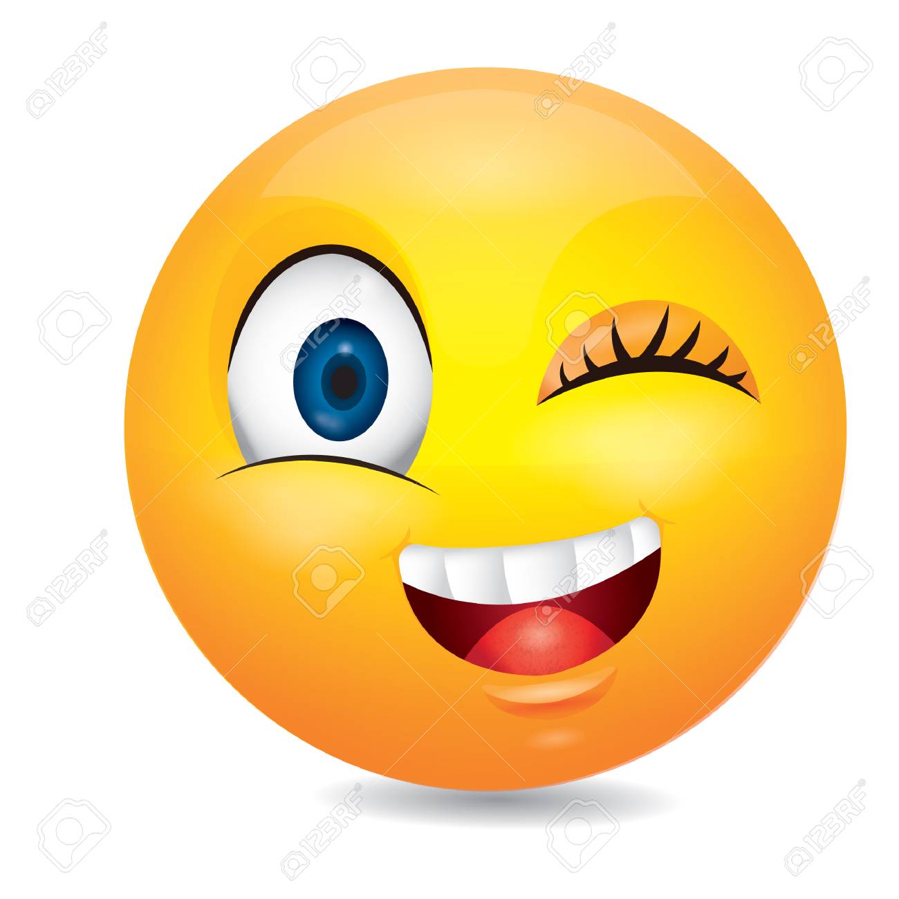ウインクの絵文字のイラスト素材 ベクタ Image 5398 ウインクの絵文字のイラスト素材 ベクタ Image 5398