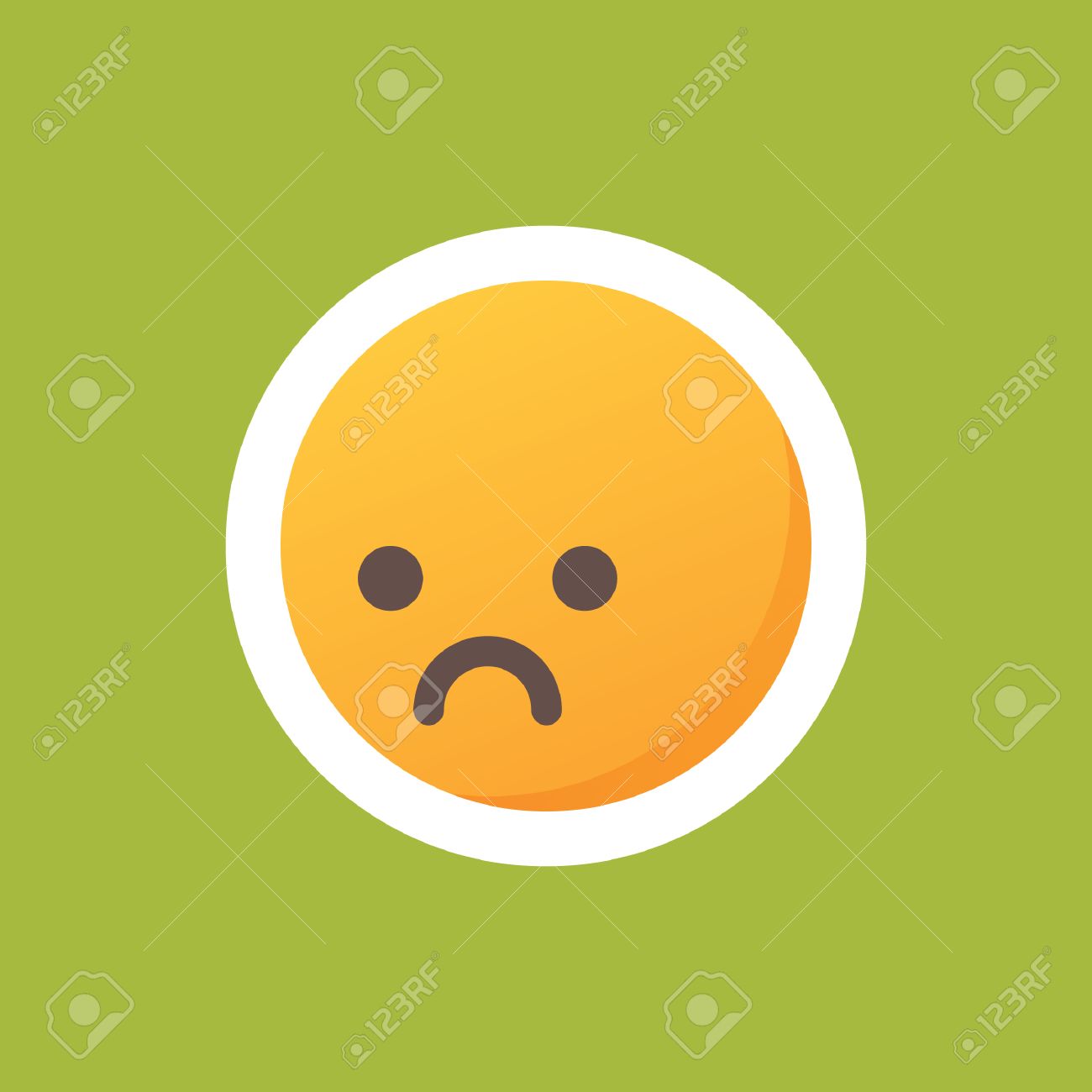 残念そうな顔の絵文字 のイラスト素材 ベクタ Image 残念そうな顔の絵文字 のイラスト素材 ベクタ Image