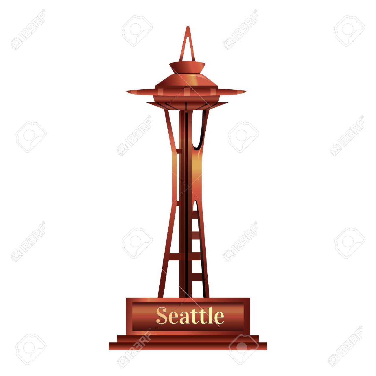space needle vector best clipart gallery