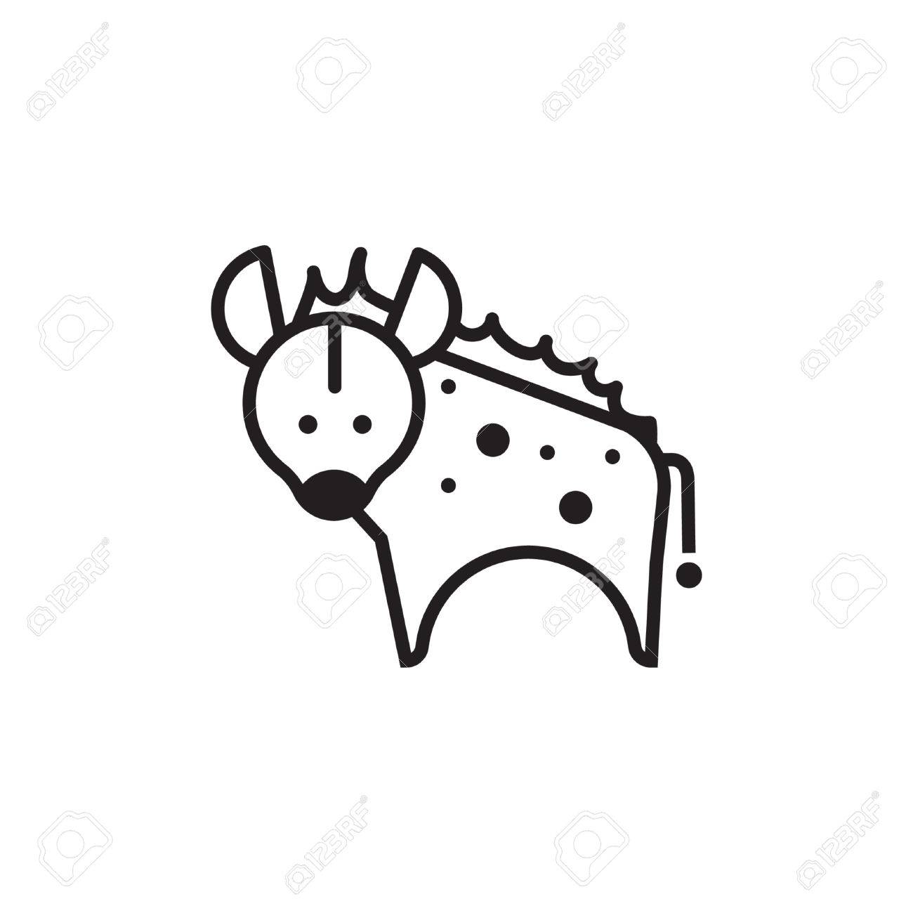 ハイエナ アイコンのイラスト素材 ベクタ Image