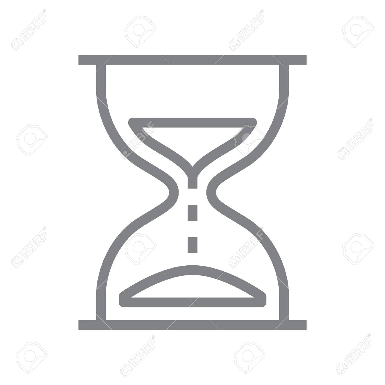 砂時計のアイコンのイラスト素材 ベクタ Image