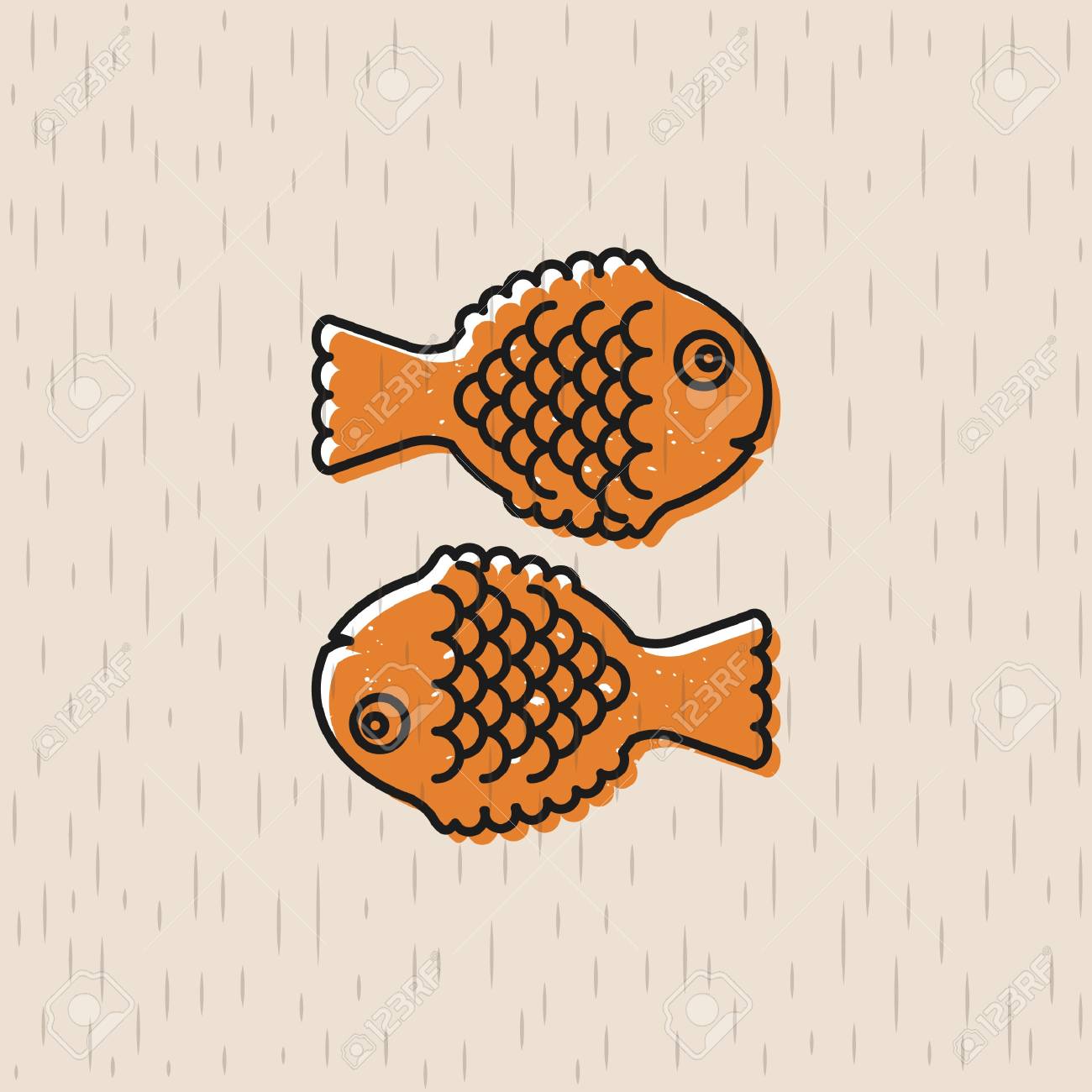 鮒パンのイラスト素材 ベクタ Image