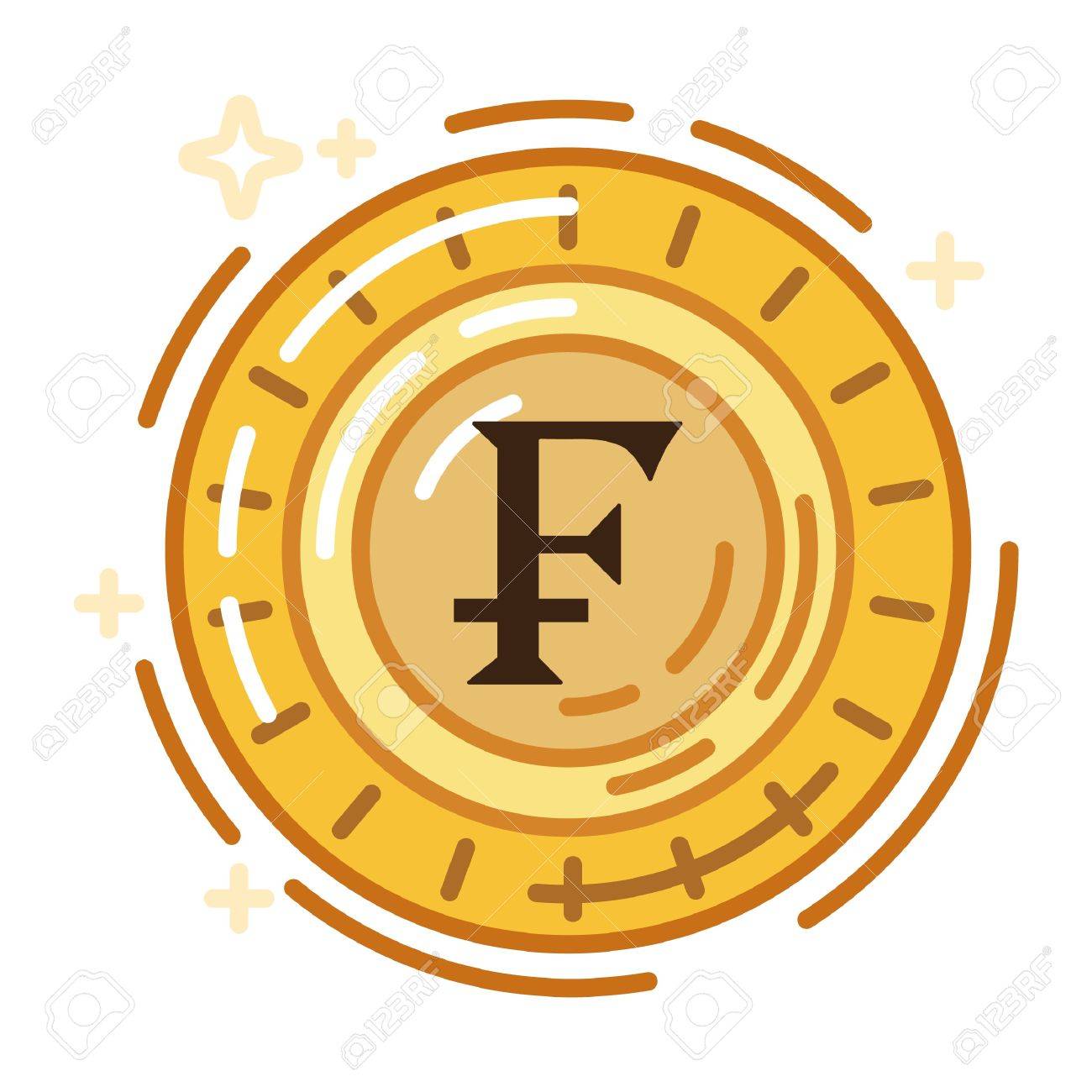 スイス フラン通貨コイン 無料ベクター＆イラスト 79216734