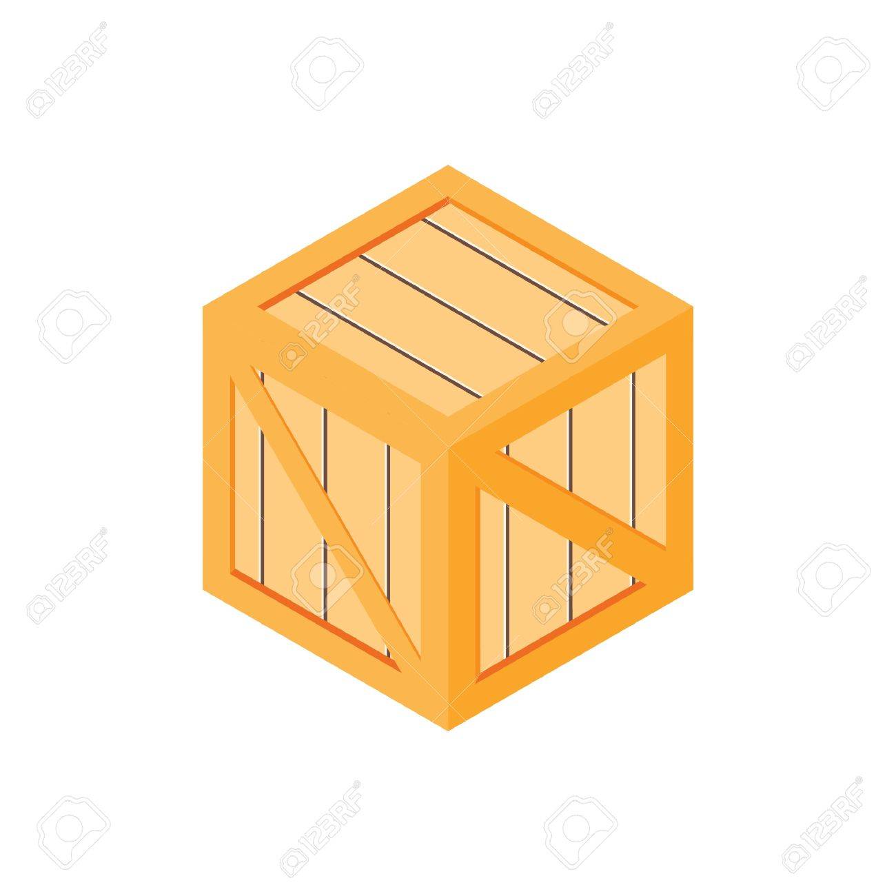 木枠のイラスト素材 ベクタ Image