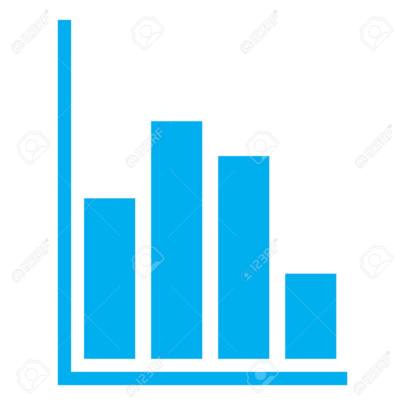 棒グラフアイコン 無料ベクター＆イラスト 185822157