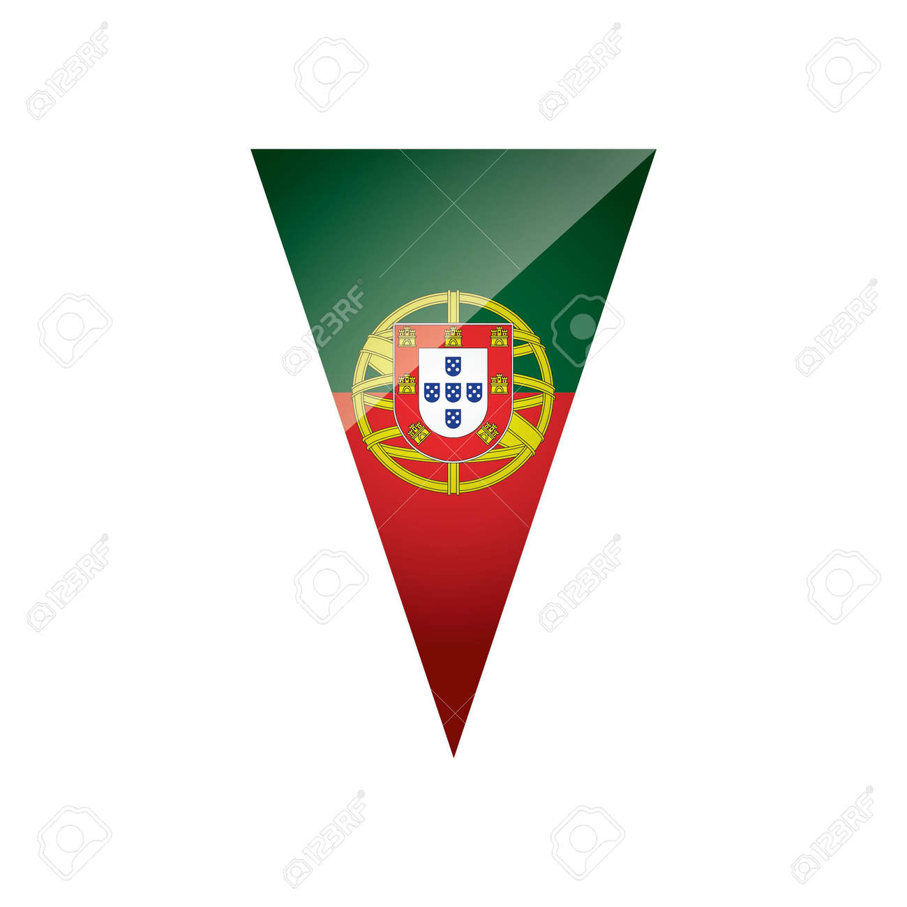 Petit Fanion (wimpel/pennant) Centro Deportivo Fatima - Portugal, Supporteur