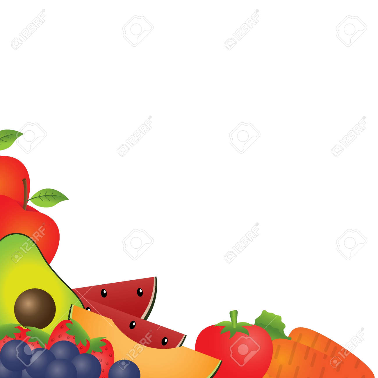 Fruits And Vegetable Background Design Free Vector and graphic 189764761., image size:1300x1300