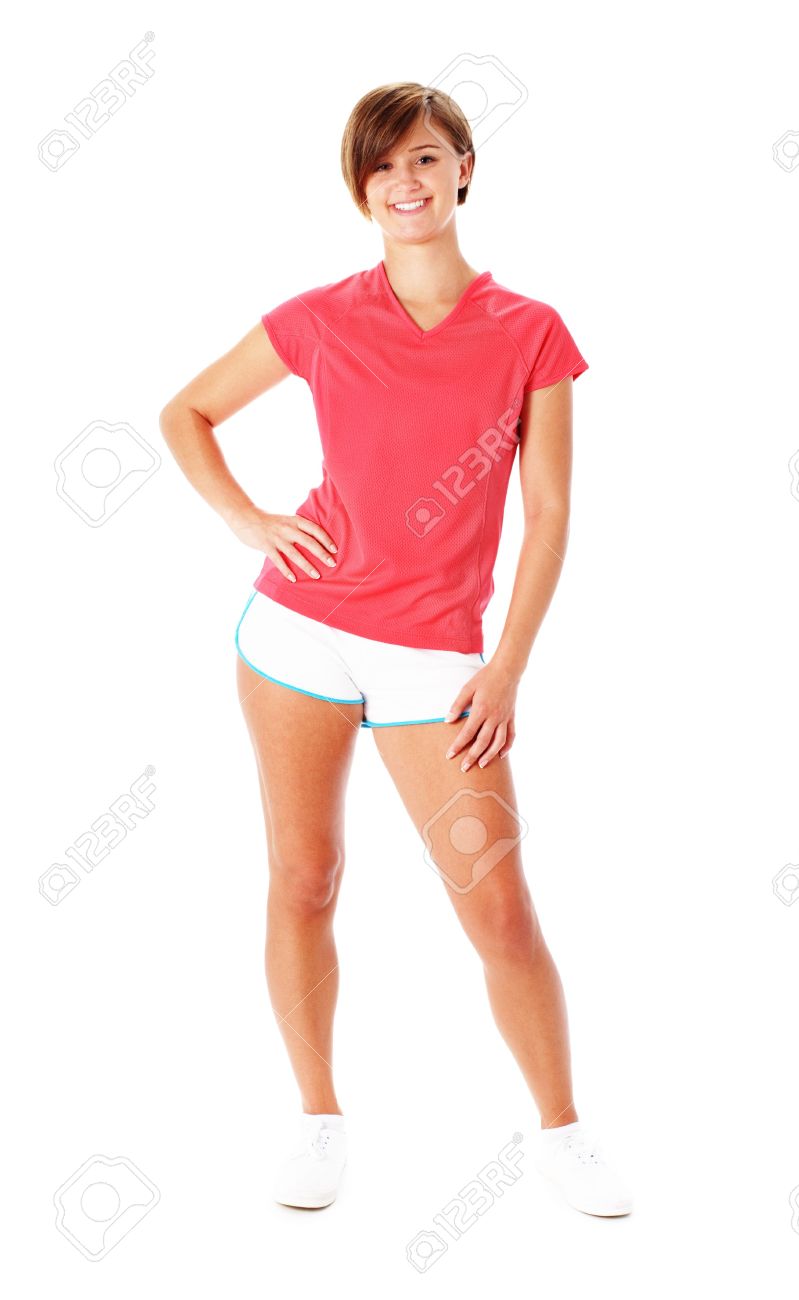 athletic young woman full
