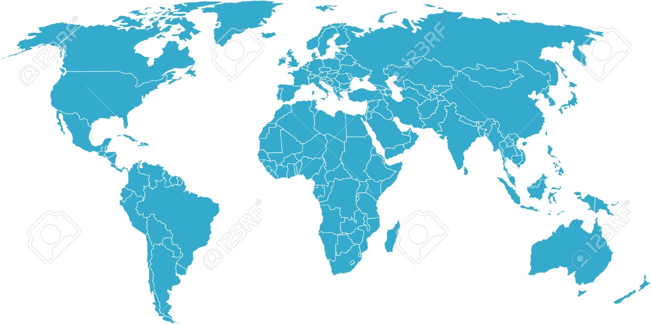 Global Map Of The World Global Map Of The World