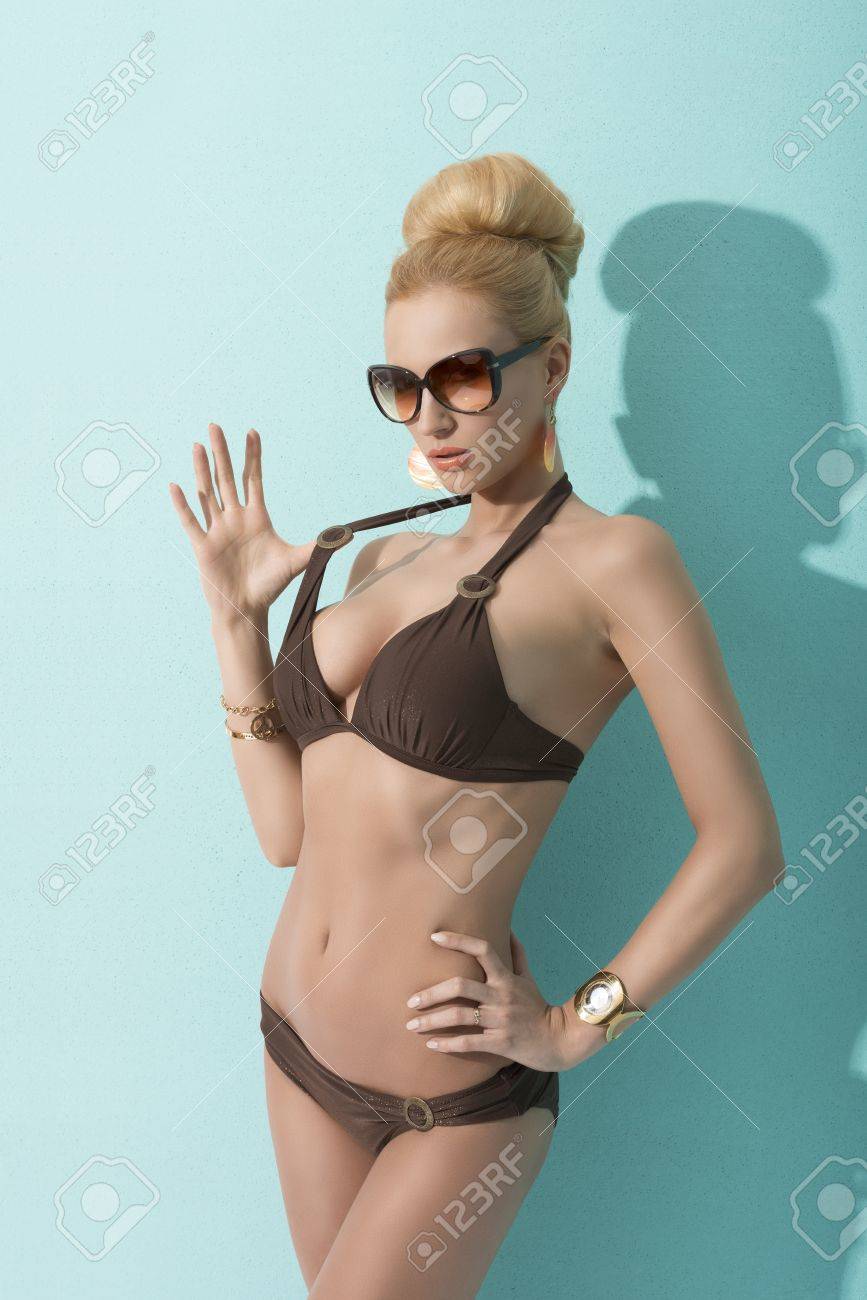 Hot Blonde In Bikini