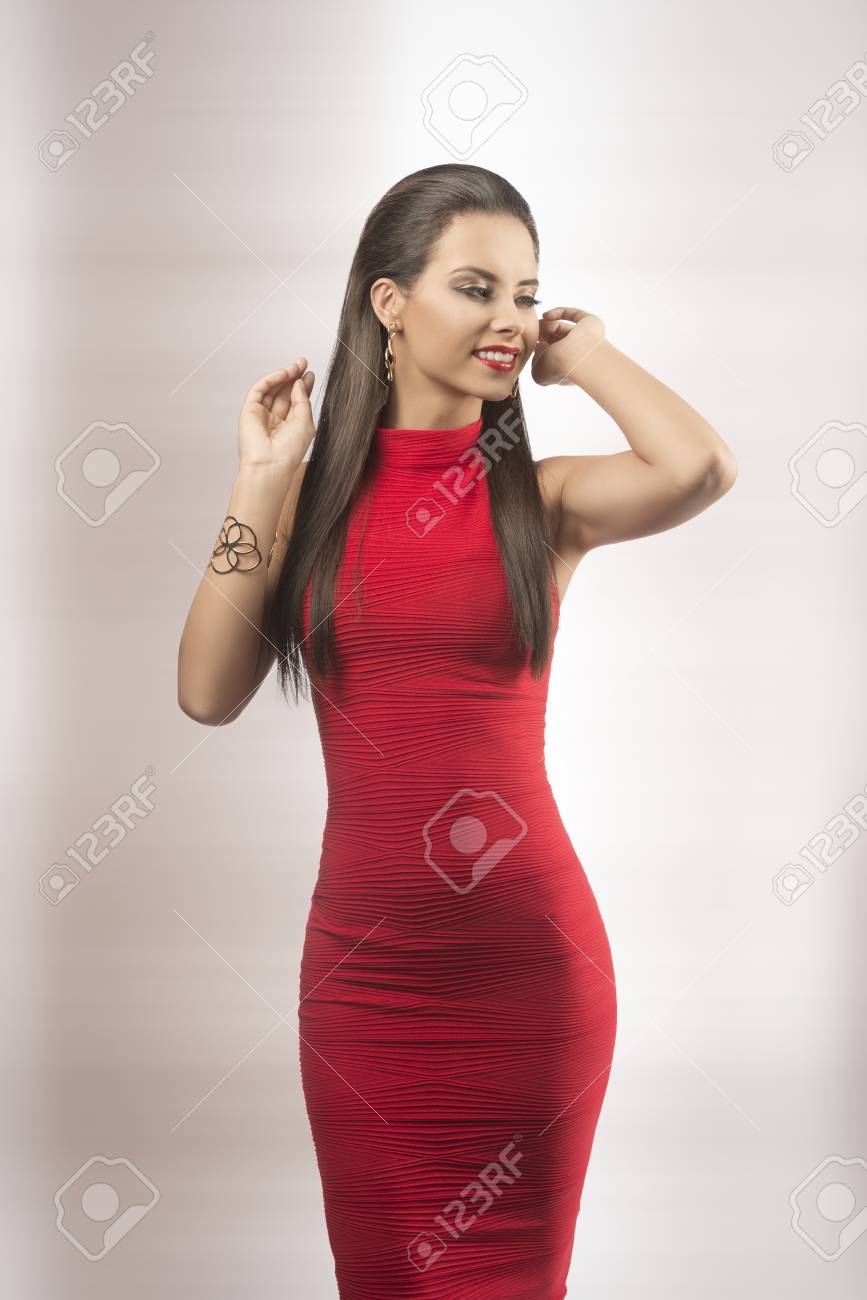 christmas party dress red