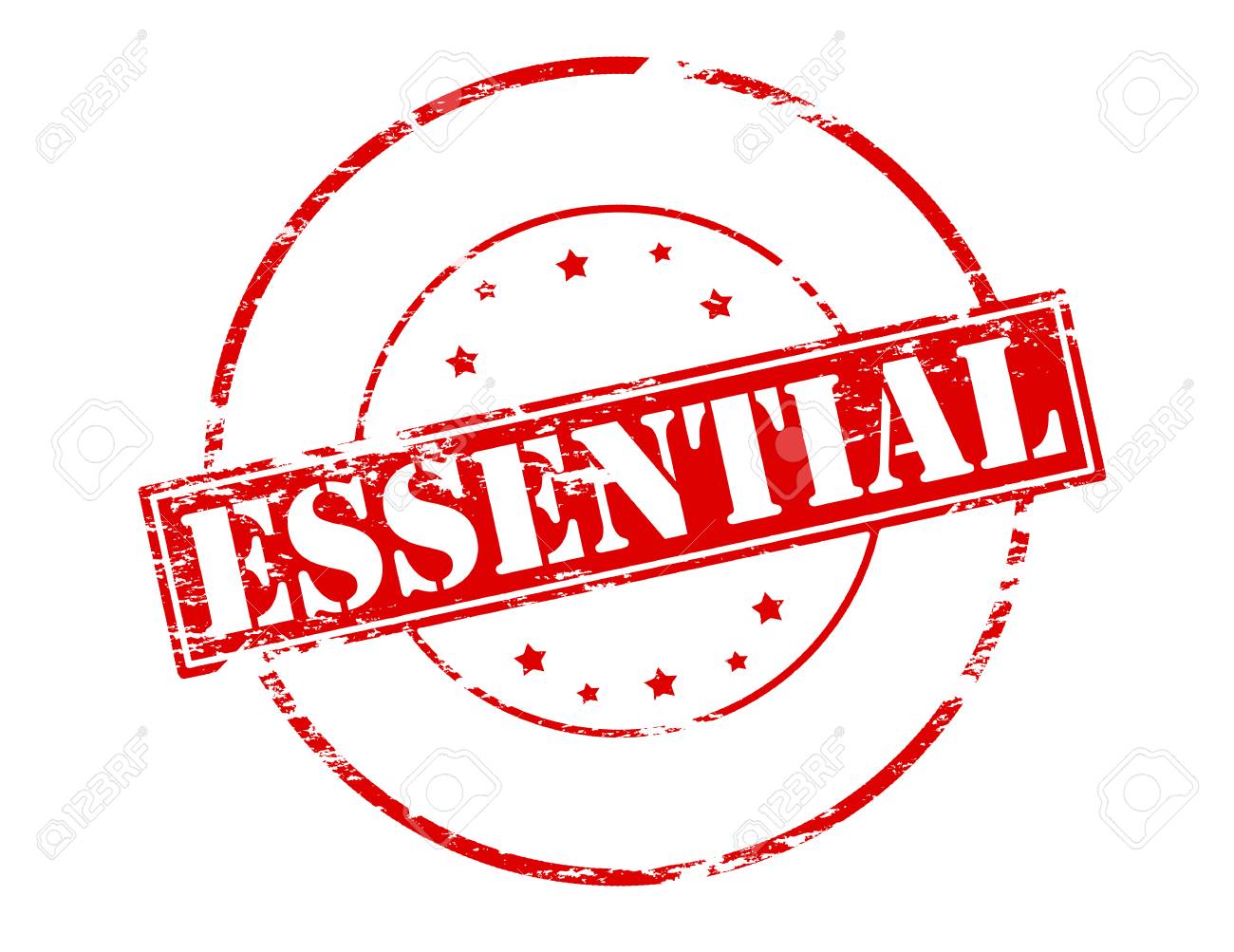 rubber stamp with word essential inside royalty free cliparts word essential