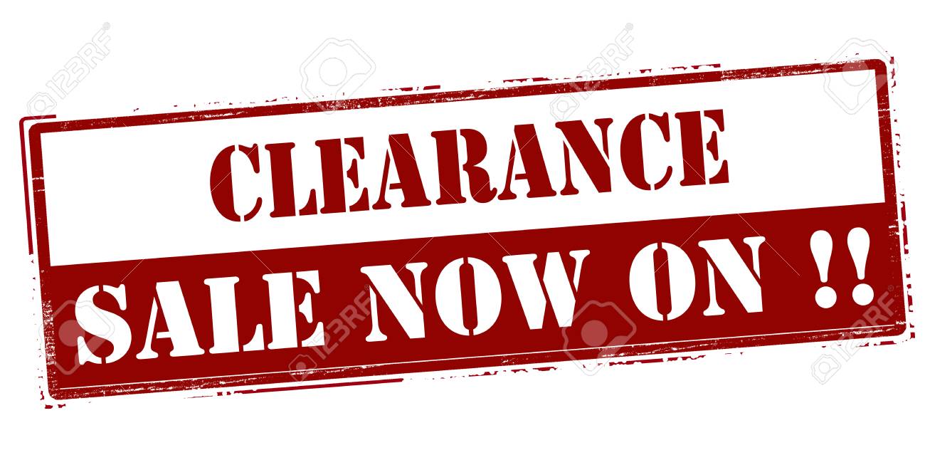 テキスト在庫一掃セール今ゴム印の内部では ベクトル イラスト のイラスト素材 ベクタ Image