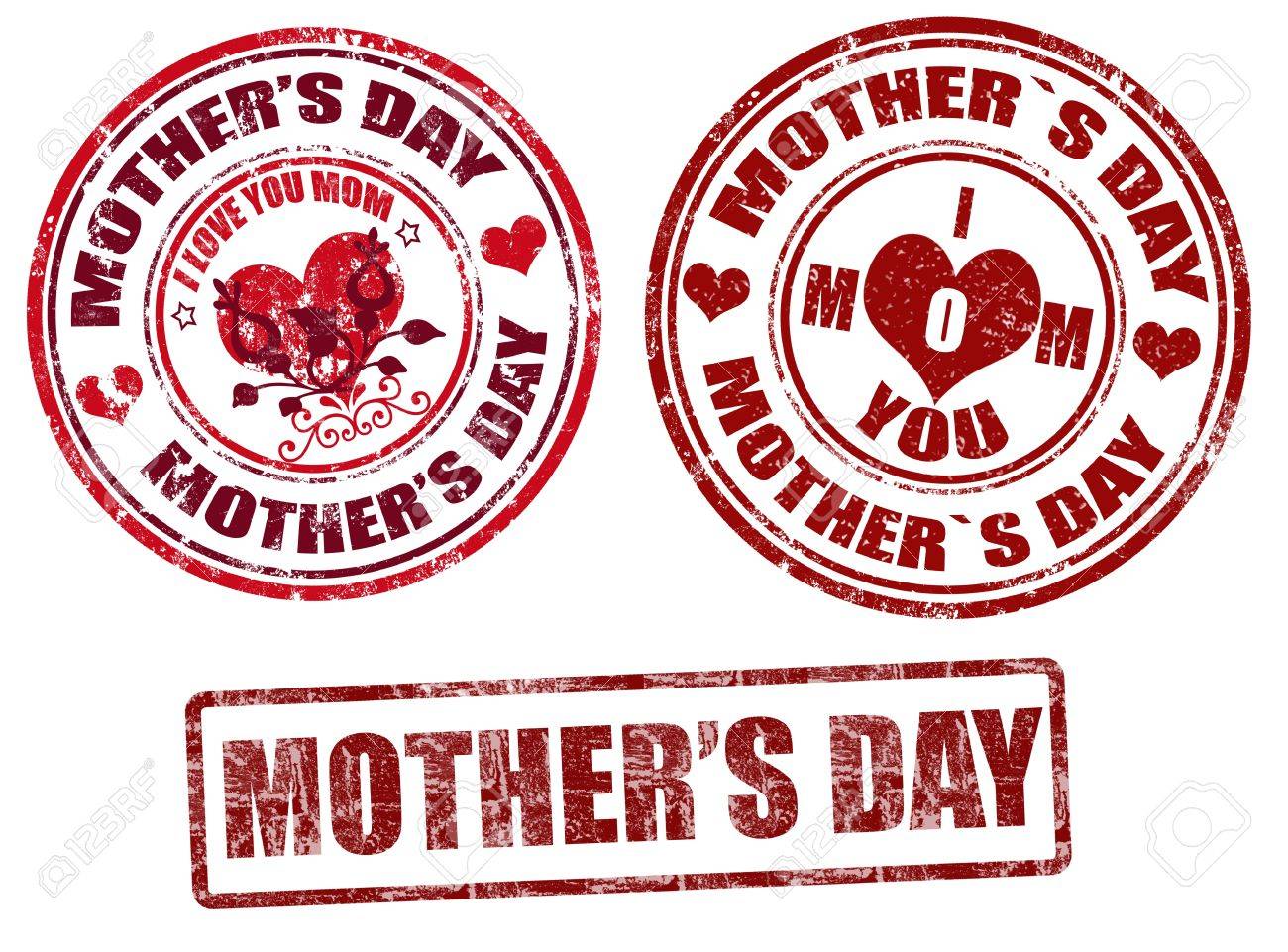 Set of grunge rubber stamps with mother s day inside,vector illustration - 12508160 Set of grunge rubber stamps with mother s day inside,vector illustration - 12508160