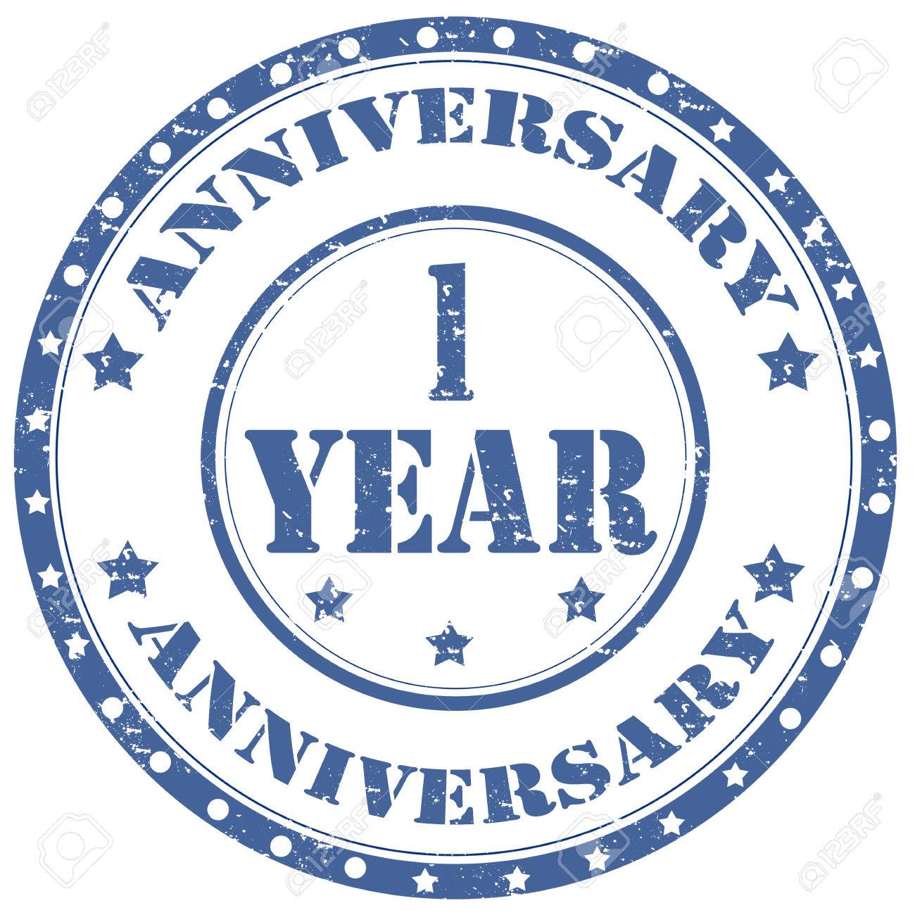 グランジ テキスト 1 周年 ベクトル図ゴム印 のイラスト素材 ベクタ Image 25013649