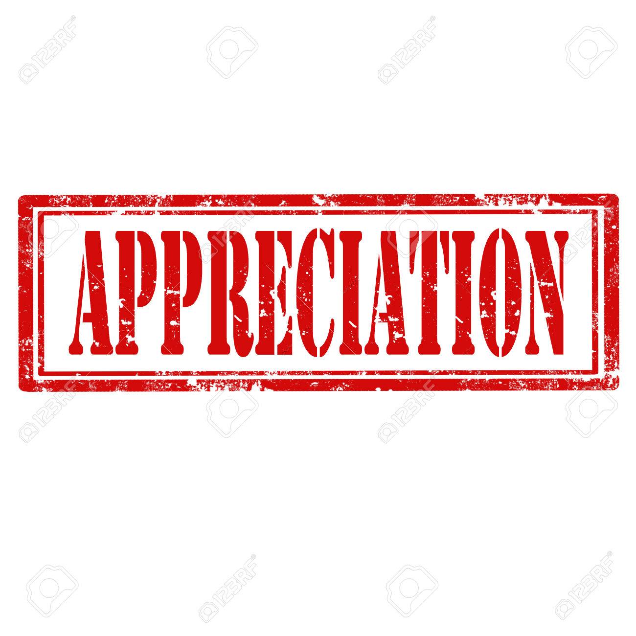 grunge rubber stamp with word appreciation vector illustration appreciation word