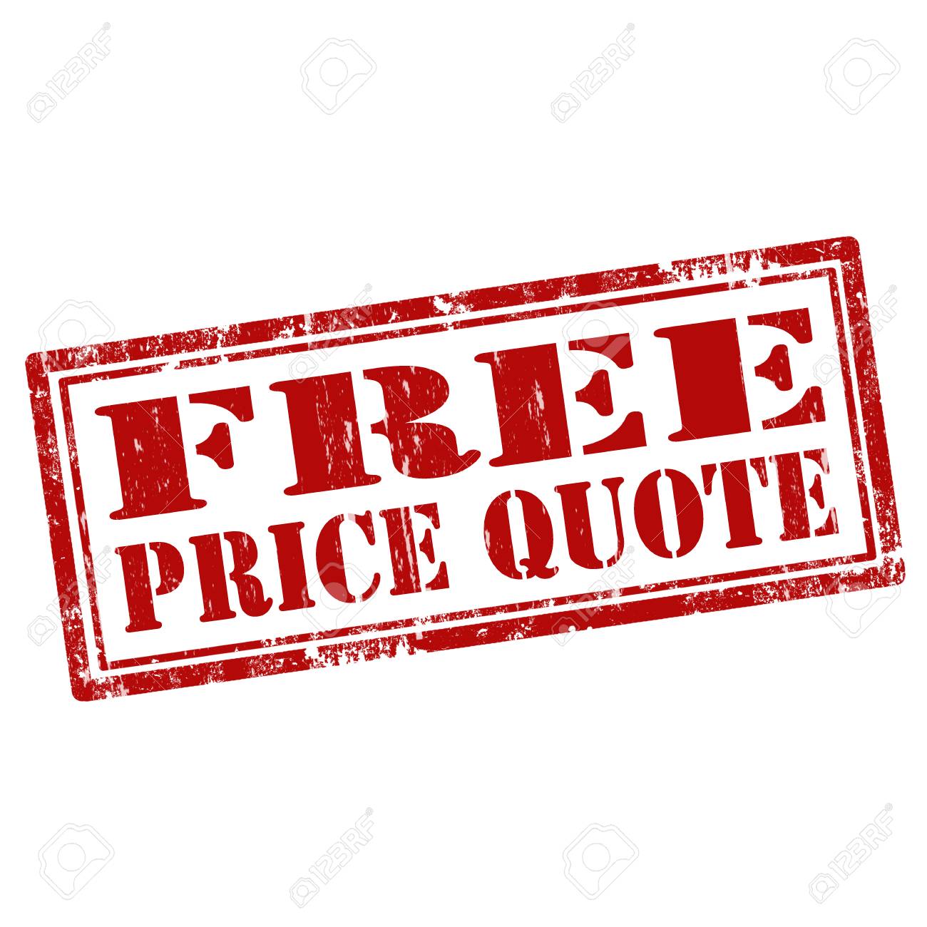 grunge rubber stamp with text free price quote vector illustration