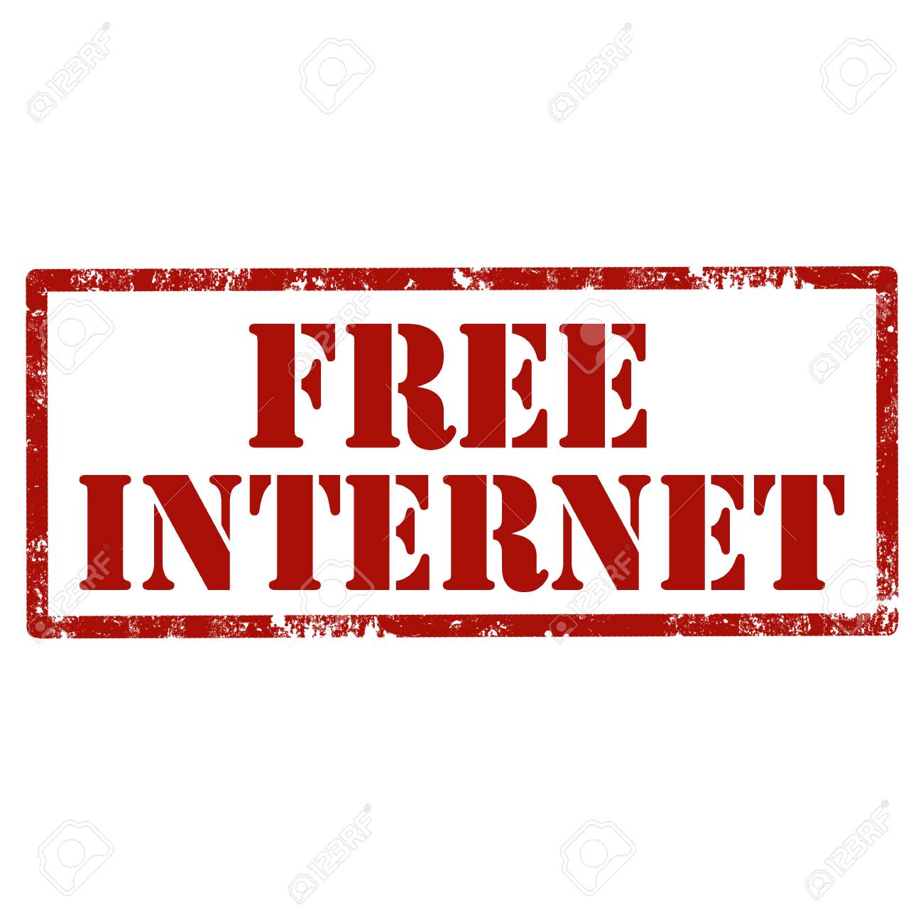 テキストフリーインターネット ベクトルイラストとグランジゴムスタンプのイラスト素材 ベクタ Image