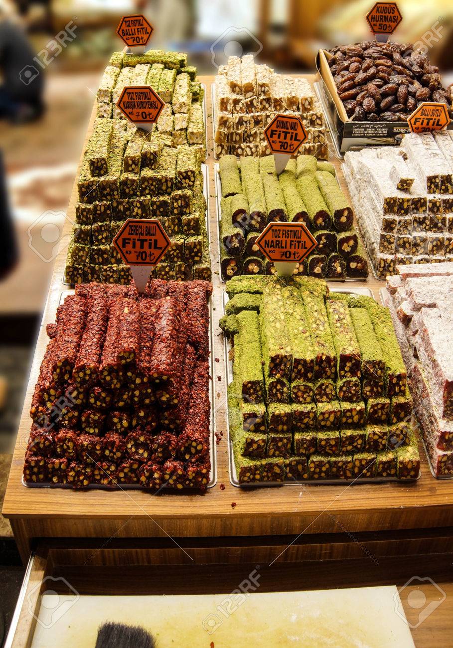 30136333-Turkish-delight-lokum-on-displa