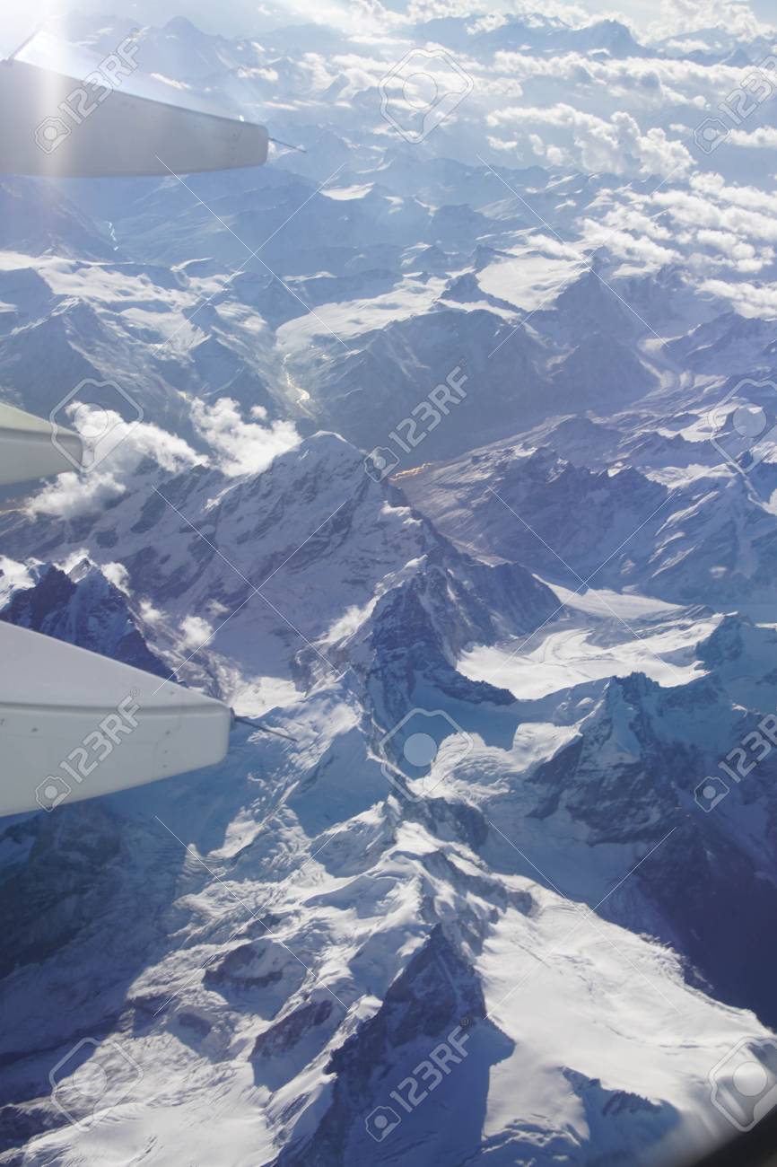 Aerial View Of Himalayan Mountains India - 