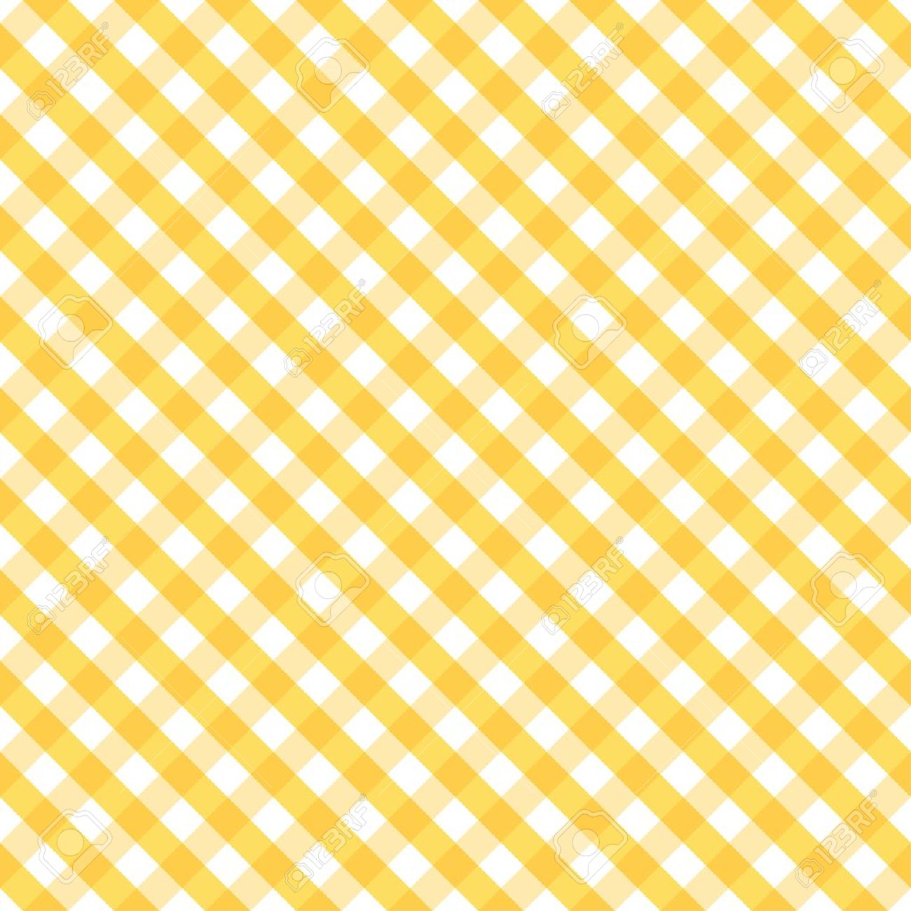 Seamless Cross Weave Gingham Pattern in yellow and white includes pattern swatch that will seamlessly fill any shape - 14202155 Seamless Cross Weave Gingham Pattern in yellow and white includes pattern swatch that will seamlessly fill any shape - 14202155