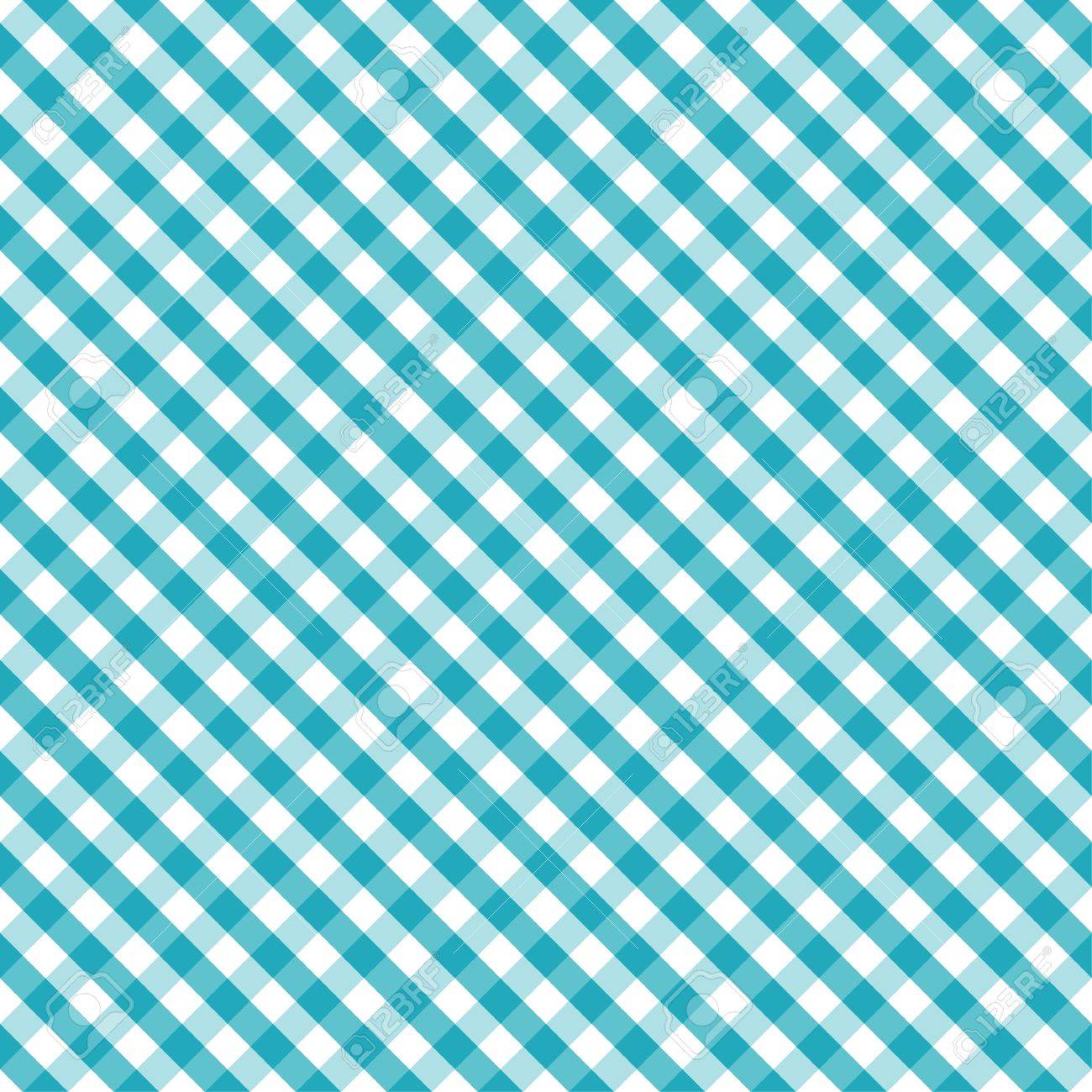 Seamless Cross Weave Gingham Pattern in aqua and white, includes pattern swatch that will seamlessly fill any shape - 14202190 Seamless Cross Weave Gingham Pattern in aqua and white, includes pattern swatch that will seamlessly fill any shape - 14202190